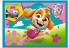 PUZZLE 4W1 BIEGNĄCE PIESKI PSI PAW PATROL TREFL 34628