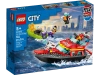 LEGO City 60373 Łódź strażacka