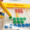 MAGNETYCZNA TABLICA LOGICZNA MONTESSORI DLA DZIECI KARTY DOPASOWYWANIE 