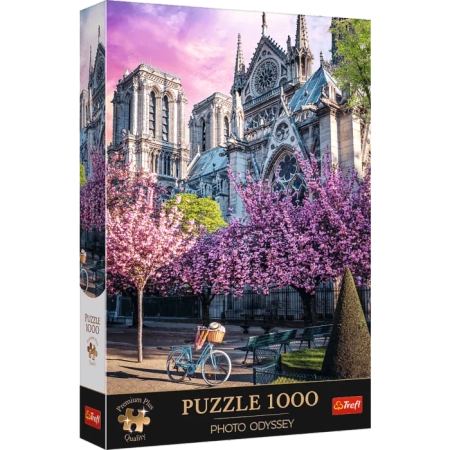 Puzzle Premium Plus Quality 1000 el. Katedra Notre-Dame w Paryżu