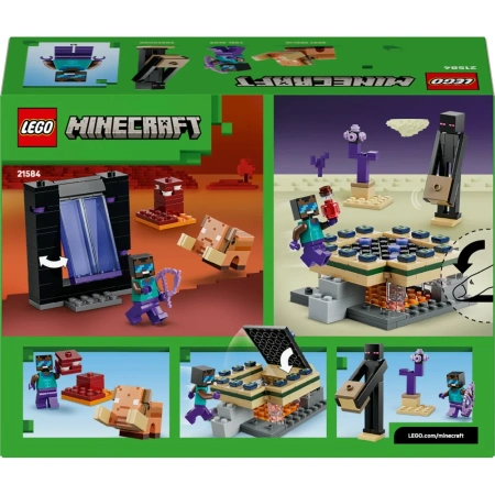 LEGO 21584 Minecraft Podróż przez portal Netheru i Kresu
