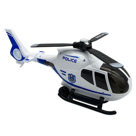HELIKOPTER POLICYJNY PROJEKTOR NA PILOT Z OŚWIETLENIEM DŹWIĘKIEM DINOZAURY 