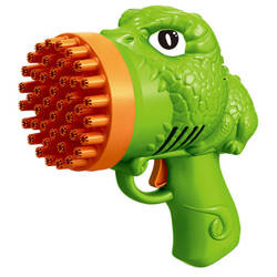 Pistolet na bańki DINO z płynem na baterie DINOZAUR