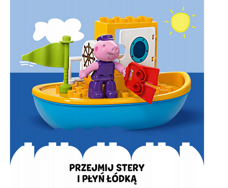 LEGO 10432 DUPLO Peppa i rejs łodzią