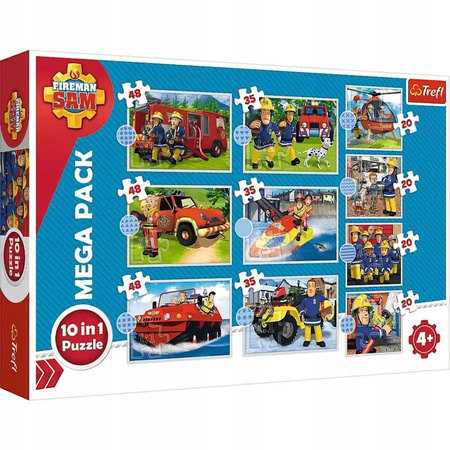 Puzzle 10w1 Strażak Sam Fireman Sam Trefl