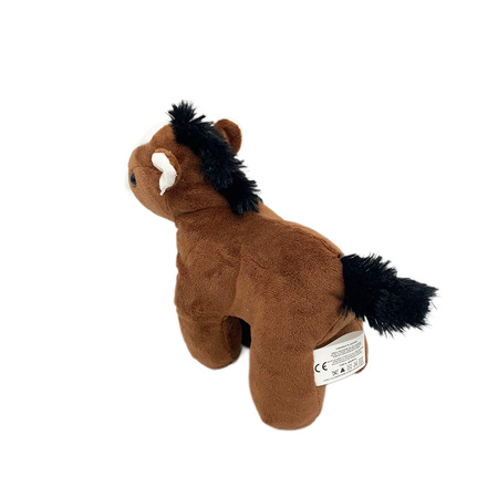 PLUSZOWY KONIK W TOREBCE DŻINSOWEJ I LOVE HORSE PRZYTULANKA DO PRZENOSZENIA
