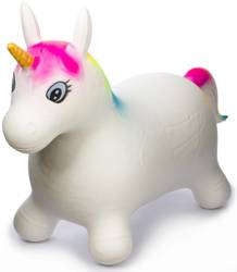 Skoczek Jednorożec z pompką 67x27x47cm Madej