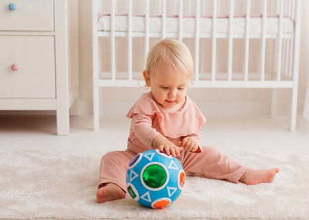 WIRUJĄCA PIŁKA INTERAKTYWNA MÓWIĄCA PL ZABAWKA 6m+