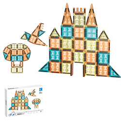 Klocki magnetyczne konstrukcyjne 28 el. zestaw 847