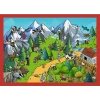Puzzle 4w1 Podróże Treflików Rodzina Treflików