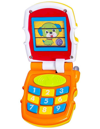 Mówiący telefon światło i dźwięk SP83677 SMILY PLAY