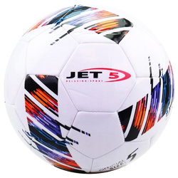 Piłka nożna rozmiar 5 rekreacyjna JET5 pomarańcz czarny