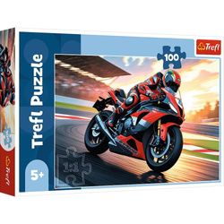 Puzzle 100 el. Szybki motocykl układanka Trefl