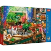 Puzzle 1000 elementów Tea Time Kociaki rozrabiaki Trefl