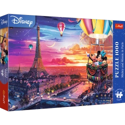 Puzzle Premium Plus Quality 1000 el. Mickey i Minnie w Paryżu