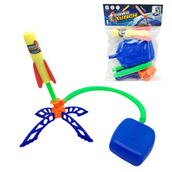 WYRZUTNIA RAKIET RAKIETA PIANKOWA ZABAWKA KOSMICZNA WYSTRZAŁOWE KATAPULTY