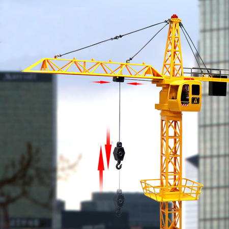 Dźwig R/C 99 cm Tower Crane sterowany pilotem ze światłem