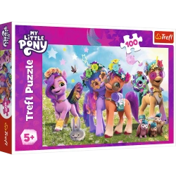 Puzzle 100 elementów zabawne Kucyki My Little Pony Trefl
