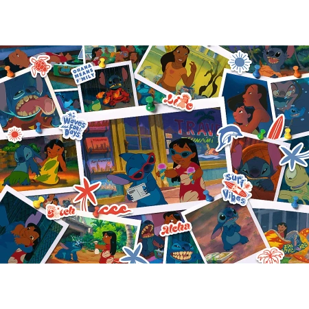 Puzzle Lilo & Stitch na wakacjach 1000 elementów Trefl