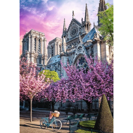 Puzzle Premium Plus Quality 1000 el. Katedra Notre-Dame w Paryżu