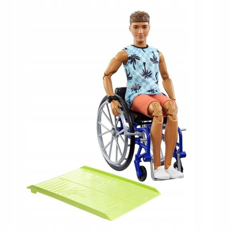 Barbie Ken na wózku inwalidzkim HJT59
