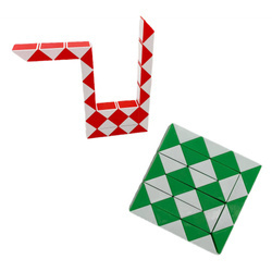 MAGICZNY WĄŻ KOSTKA układanka logiczna WĘŻYK