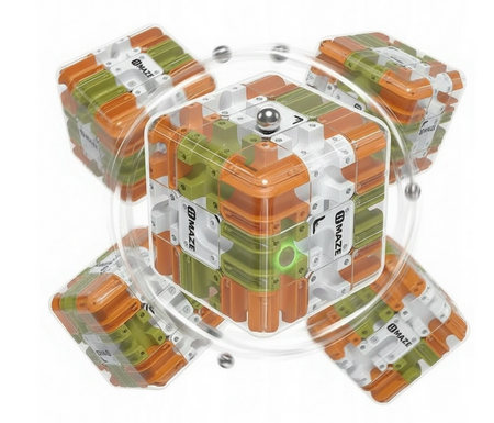 LOGICZNA KOSTKA LABIRYNT ŁAMIGŁÓWKA 3D