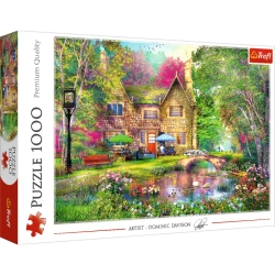 Puzzle 1000 el. Leśna przystań Trefl