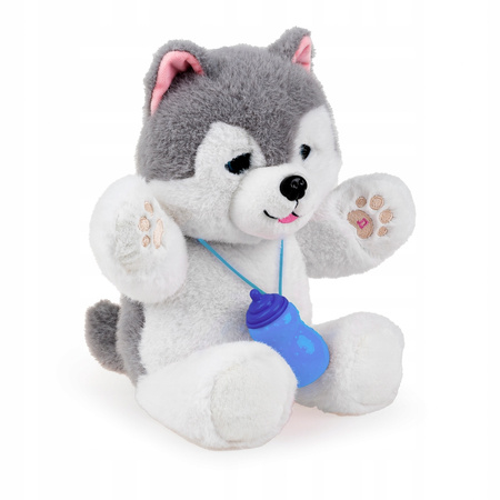 Interaktywny piesek Husky kołysanki odgłosy dźwięki ruchome oczy powtarza