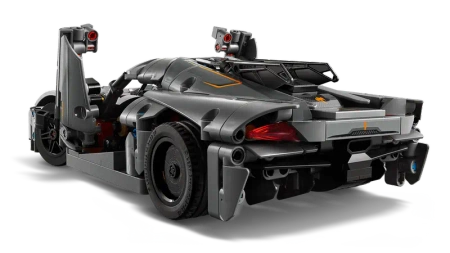 LEGO Technic 42173 Szary hipersamochód Koenigsegg Jesko Absolut