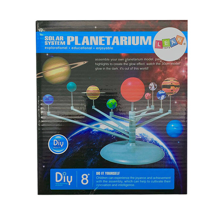 Zestaw Kreatywny Planety do Złożenia Układ Słoneczny Malowanie Planetarium