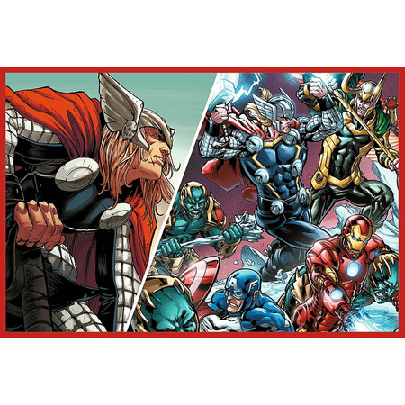 Puzzle Marvel 2 x 200 el. Obrońcy świata Avengers Trefl