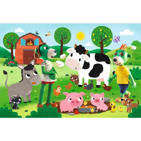 Puzzle 24 Maxi Trefliki na wsi Trefl