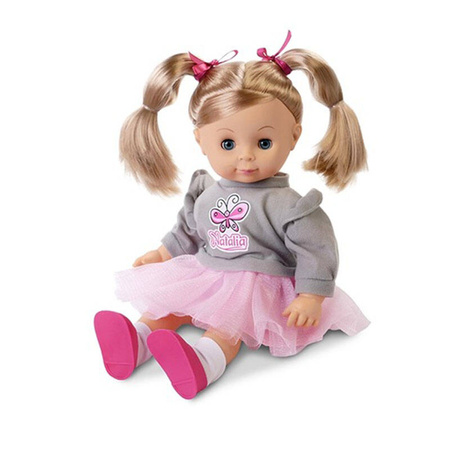 Lalka NATALIA mówiąca po polsku 39cm w sweterku sukience Interaktywna