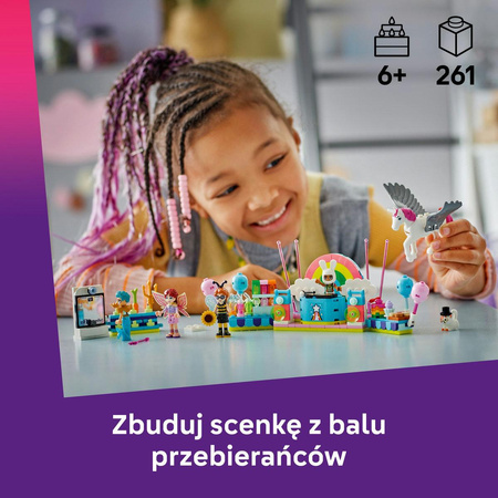 LEGO 42661 Friends Bal przebierańców z jednorożcem i wróżką