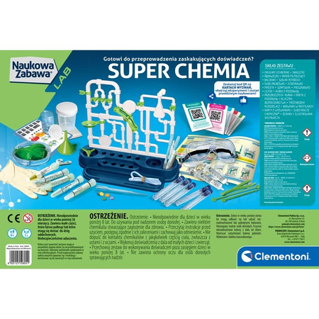CLEMENTONI Naukowa zabawa Super Chemia 50805