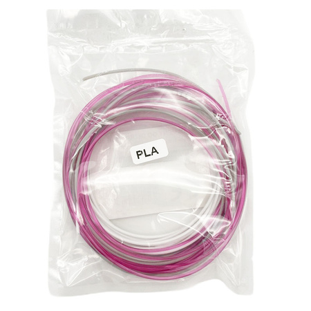 Kolorowe wkłady filament PLA do długopisu 3D zestaw 3 kolory PEN 9m