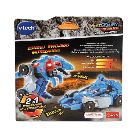 Zabawka interaktywna Vtech Motozaury Welociraptor w jajku
