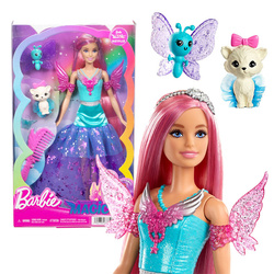 Barbie Magic Lalka filmowa ze zwierzątkami JCW48