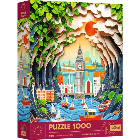 Puzzle z efektem 3D 1000 elementów 40-lecie Trefl Londyn