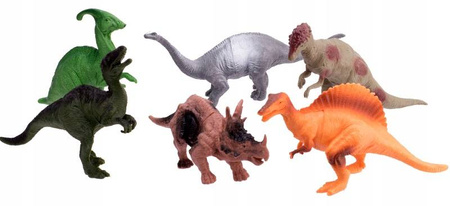 Zestaw 6 sztuk figurek DINOZAURÓW