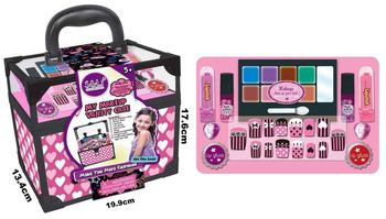 MALOWIDŁA ZESTAW DO MAKIJAŻU W KUFERKU SERDUSZKA