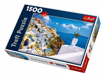 Puzzle 1500 elementów Santorini Grecja Trefl