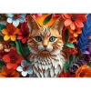 Puzzle z efektem 3D 1000 elementów 40-lecie Trefl Kot