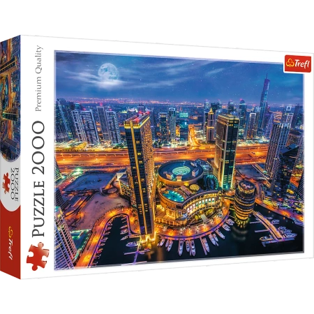 PUZZLE 2000 Światła Dubaju 27094 Trefl
