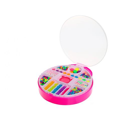 Zestaw koralików do robienia biżuterii DIY w walizce Madej