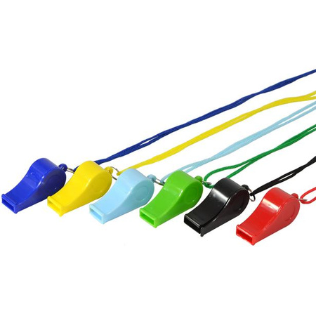 Zestaw 12 gwizdków plastikowych VIZARI ENERO komplet 