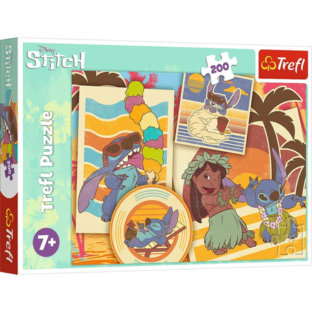 TREFL puzzle 200 elementów Muzyczny świat Lilo i Stitch