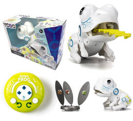 ROBO FROG STEROWANY ROBOT SKACZĄCA ŻABA DŹWIĘK DUMEL