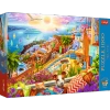 Puzzle 1000 elementów Tea Time Z wizytą na Santorini Trefl